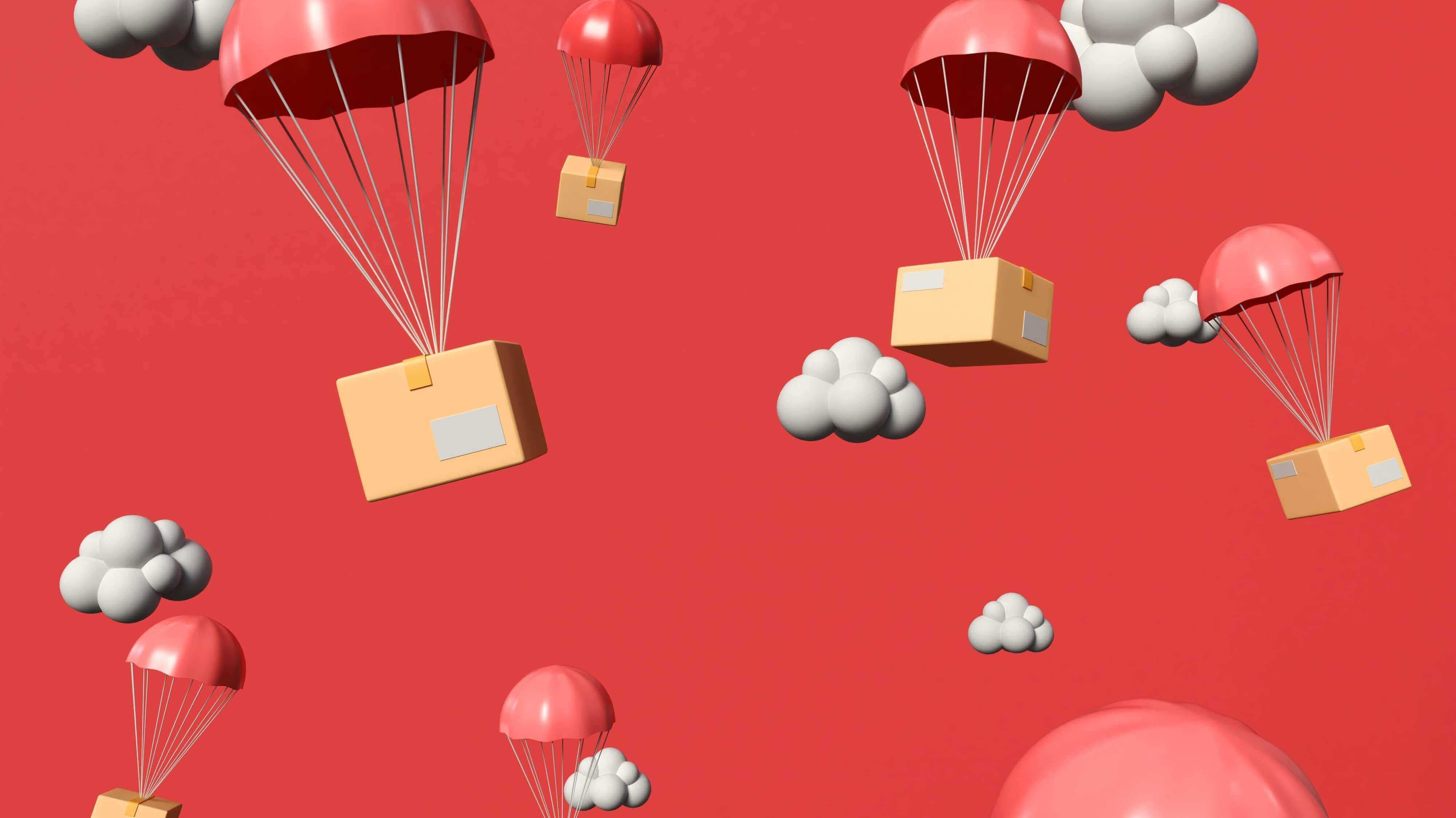 Helium balloons delivered