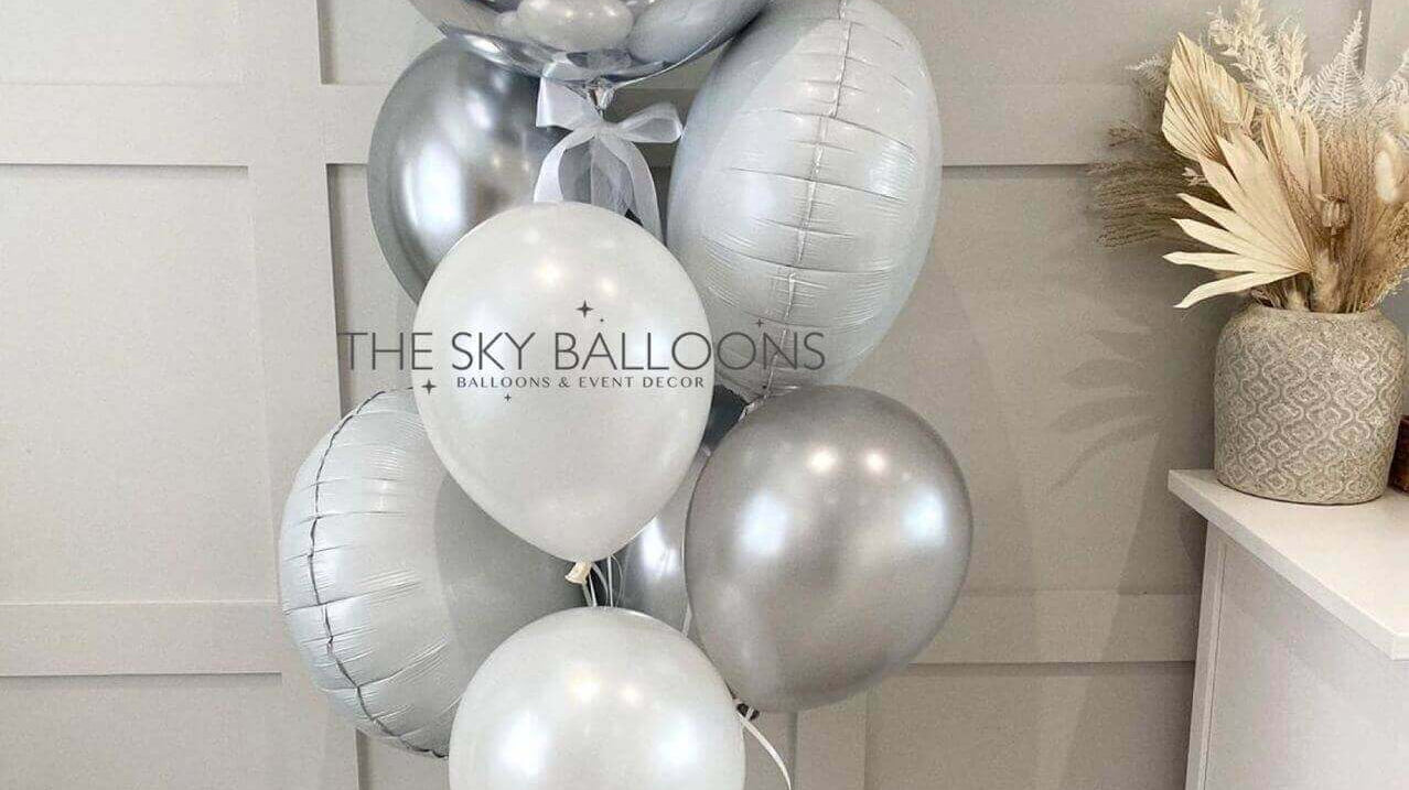 inflated helium balloon delivered in Dubai