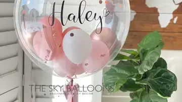 inflated helium balloon
