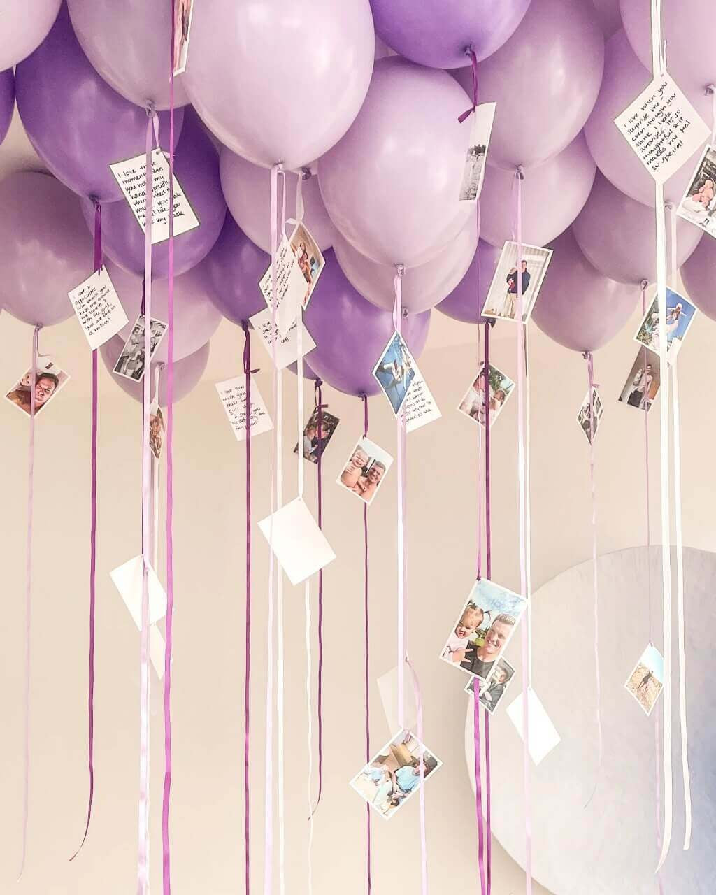 Helium Balloons With Printed Photographs