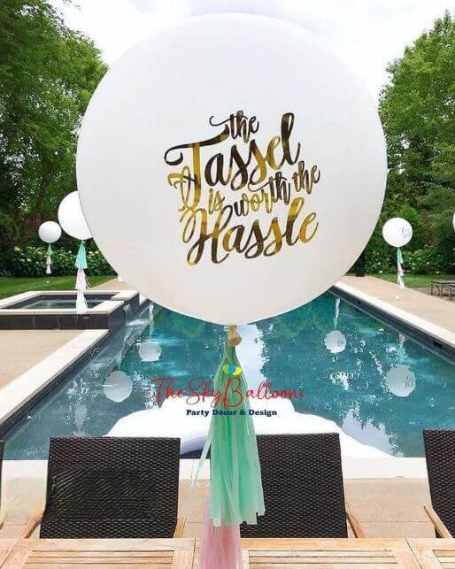 Pool Set ups Balloons