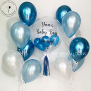 Welcome the newest arrival with a special Welcome to the World balloon. Perfect for a baby shower or welcoming the new bundle of joy, the decorative balloon will be a beautiful addition to the party décor.