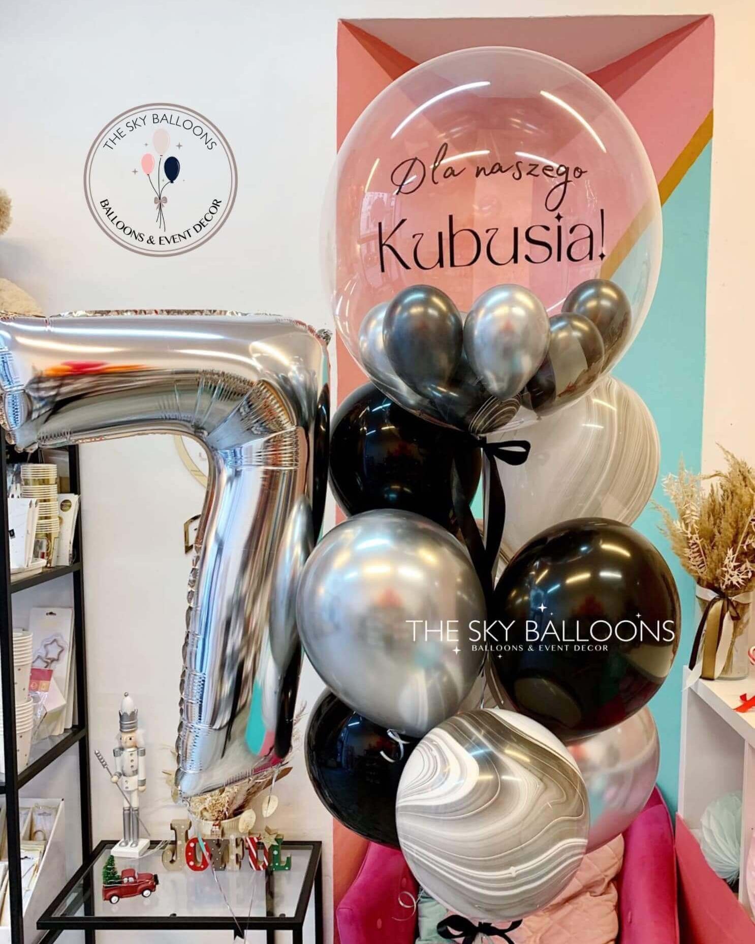 Make every celebration unforgettable with our vibrant Celebration 7 Balloon Bouquet options.