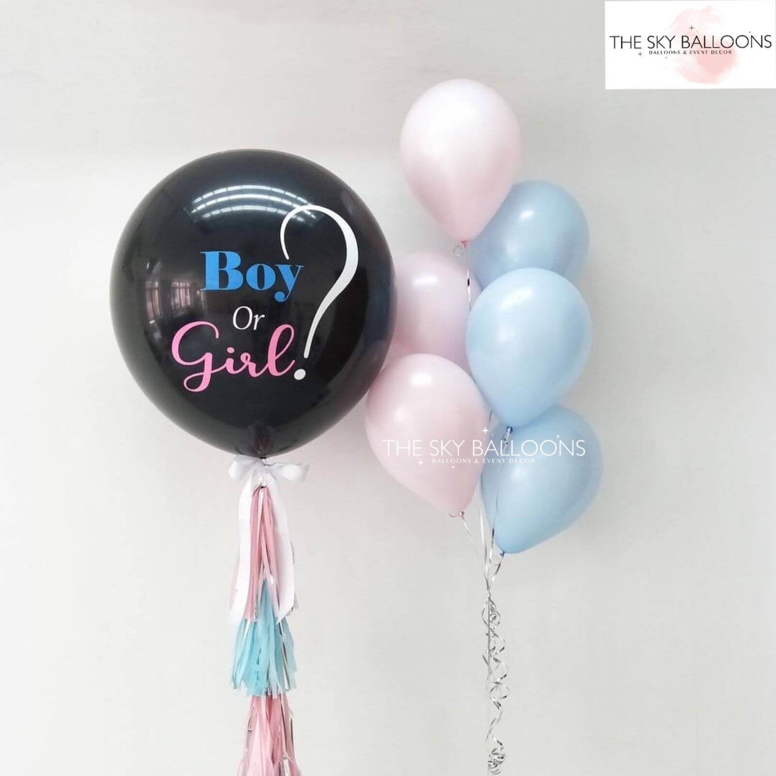 Boy or Girl? Gender Reveal Balloon Bouquet – The Sky Balloons
