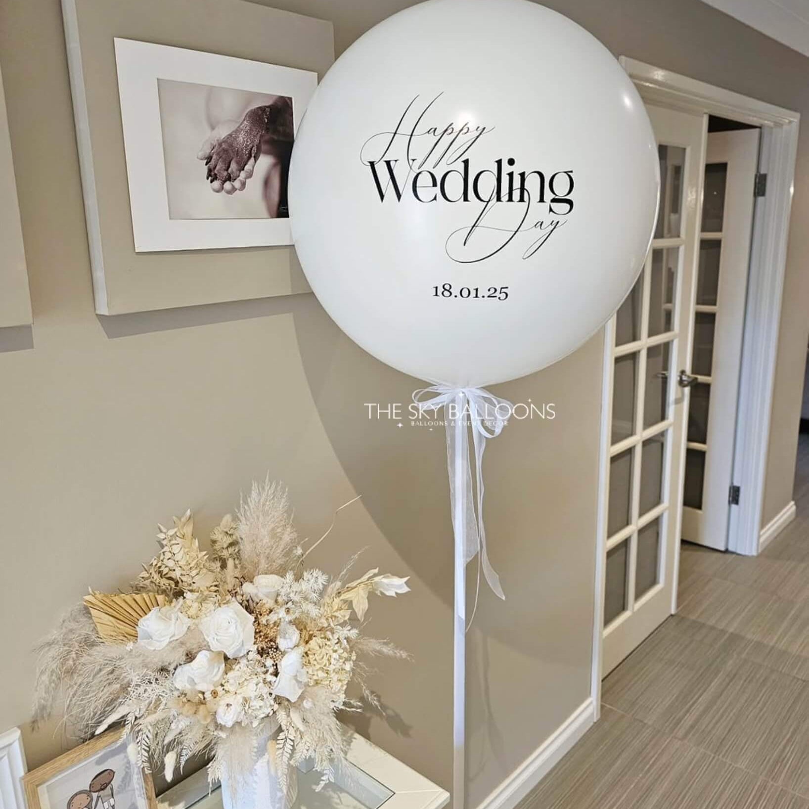 Happy wedding Personalized Balloons