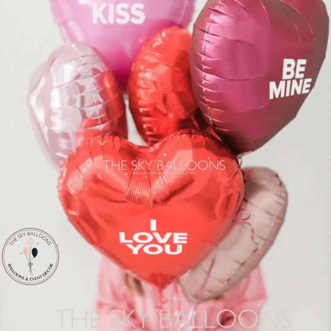 Customized Hearts Balloons