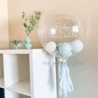 Welcome Home Light Blue Baby Balloons