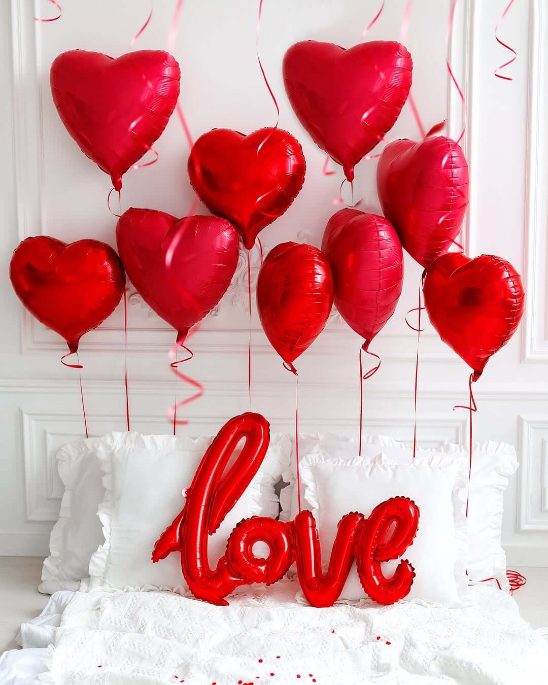 Personalized Valentine's Heart Balloons Across Dubai: Custom Names & Photos for Your Loved One