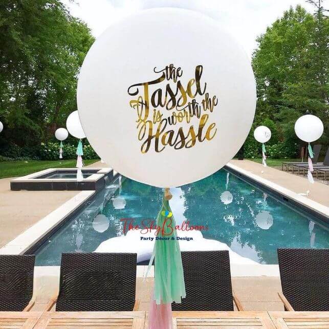 Pool Set ups Balloons