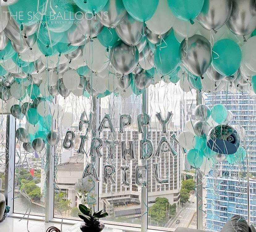 Inflated Helium Balloons