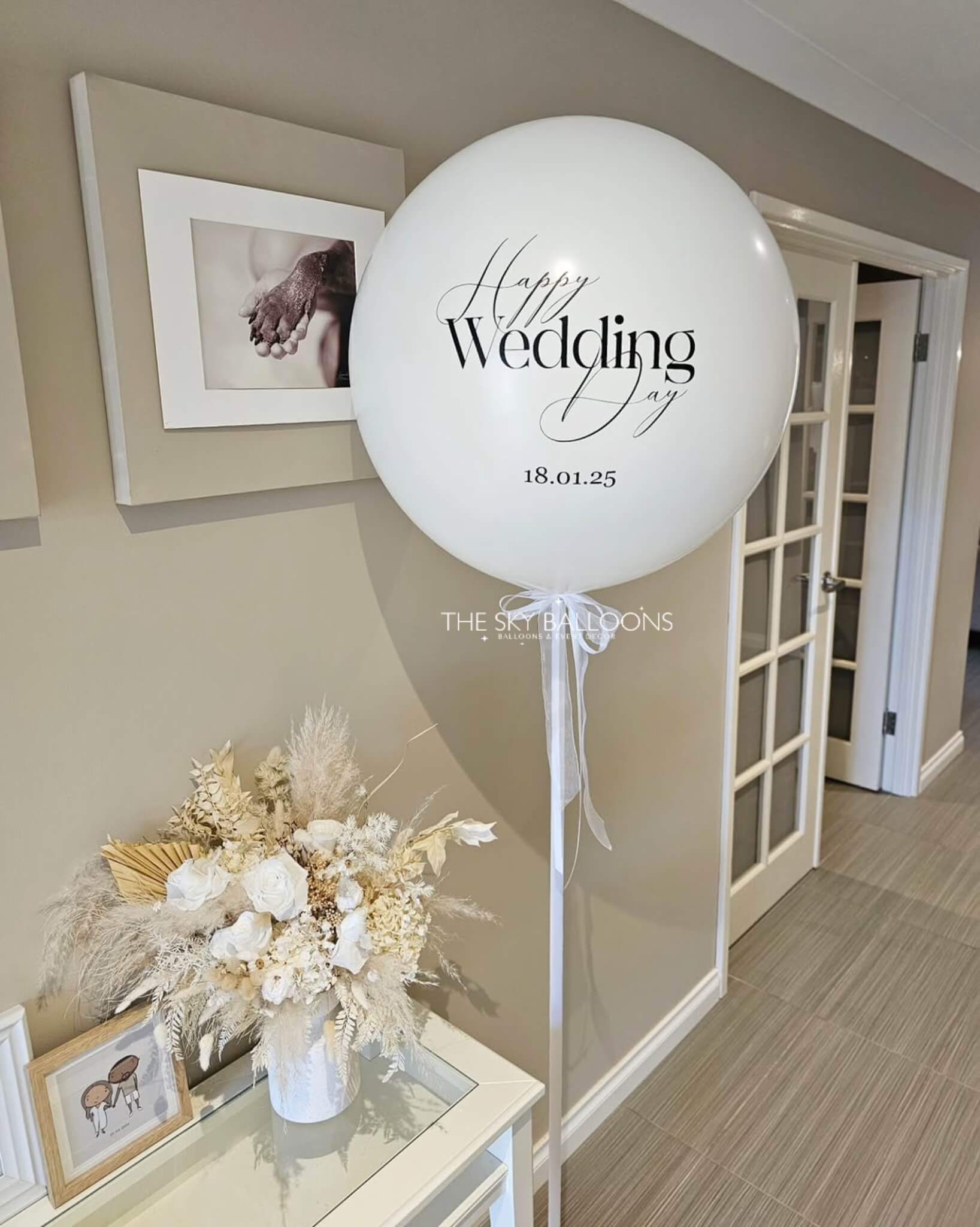 Happy wedding Personalized Balloons