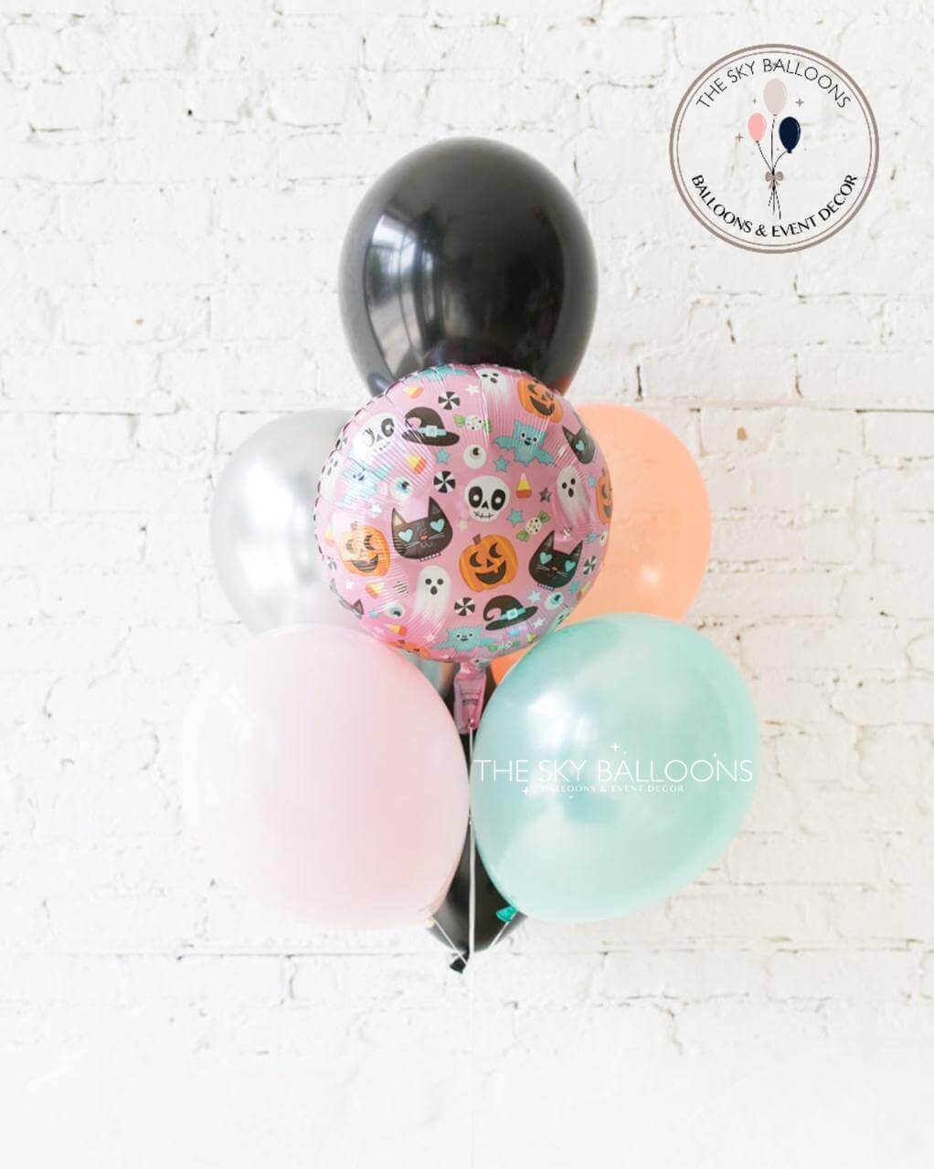 Halloween Helium Balloons Bunch