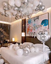 Happy birthday balloons arrangement