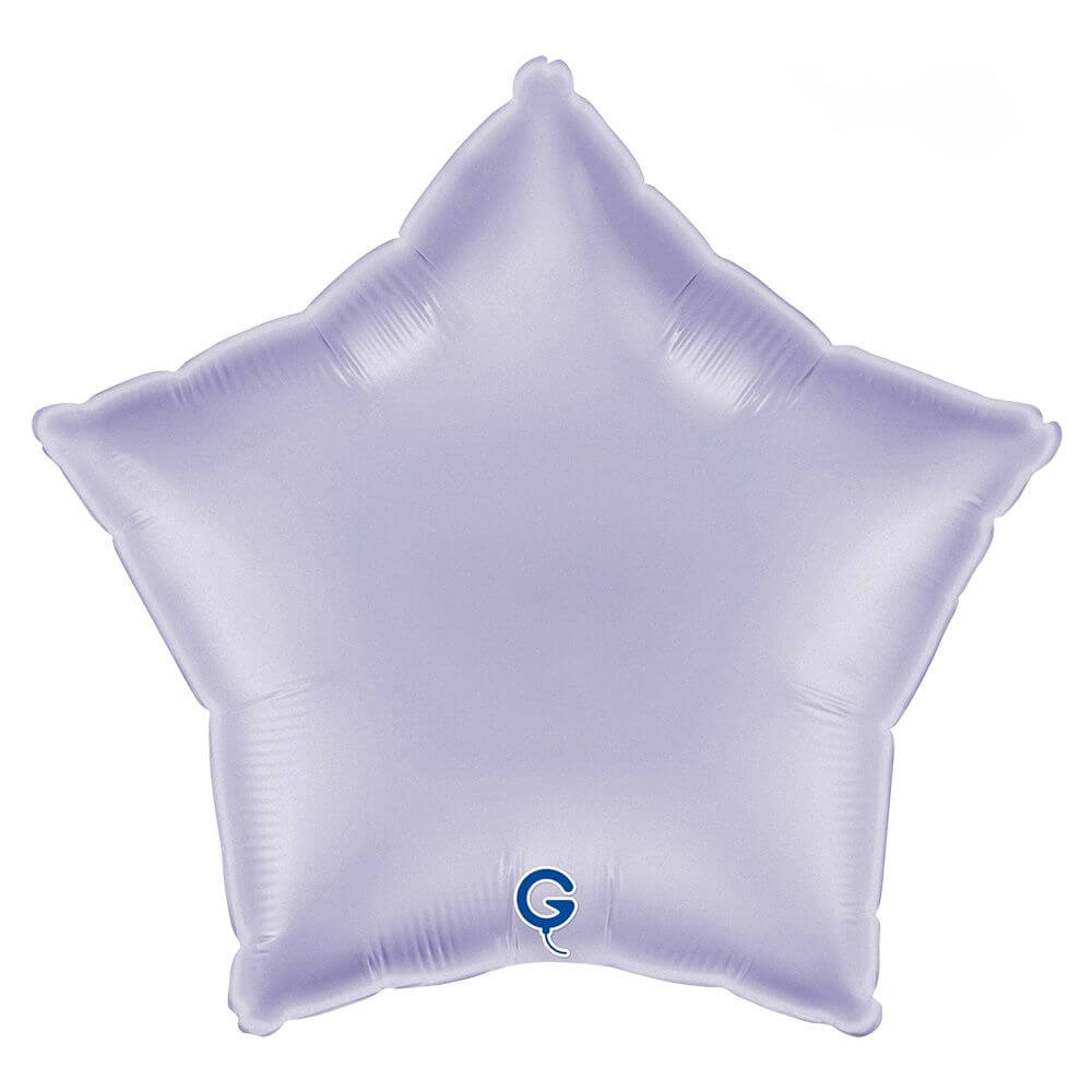Lilac Satin Star Foil Balloon
