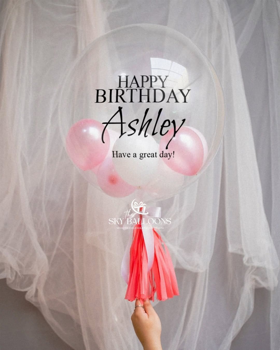 Pink Jumbo Balloon with Mini Balloons Inside