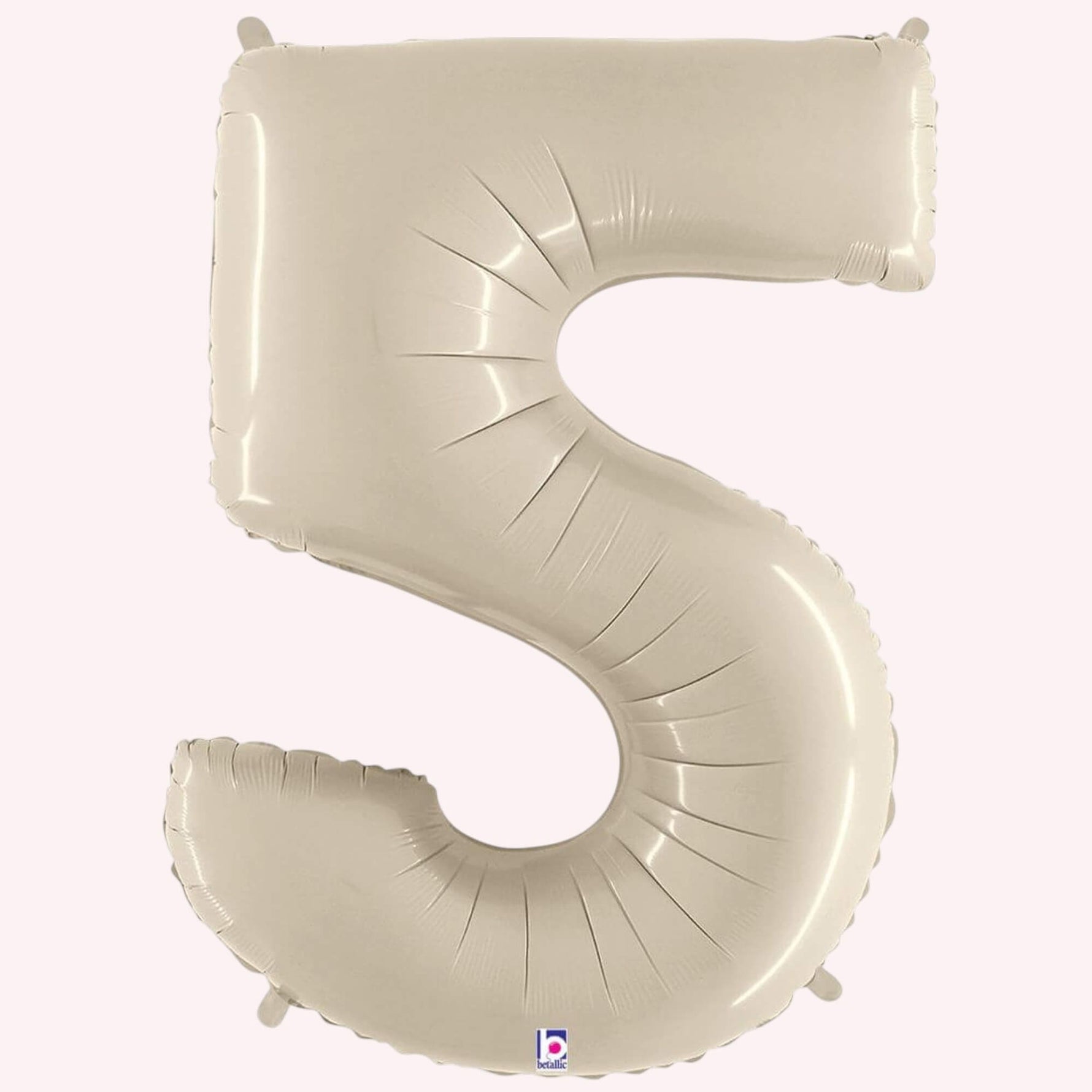 White Sand Number 5 Balloon
