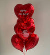 Red Heart Foils Balloon