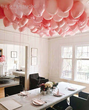 Pink Ceiling Balloons