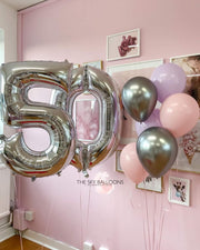 Happy 50th Birthday Balloons Set