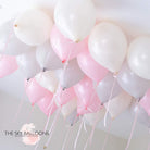 Macaron Pink Helium Ceiling Balloons